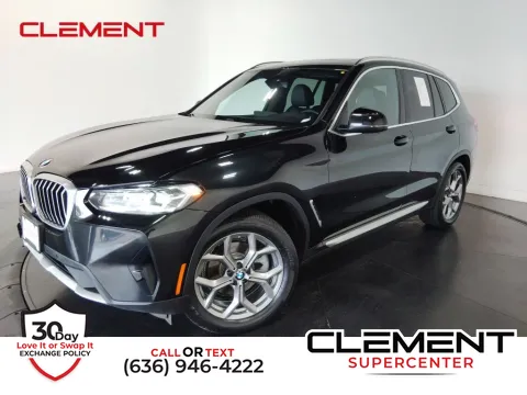 Black 2022 BMW X3 xDrive30i for sale in Saint Charles, MO