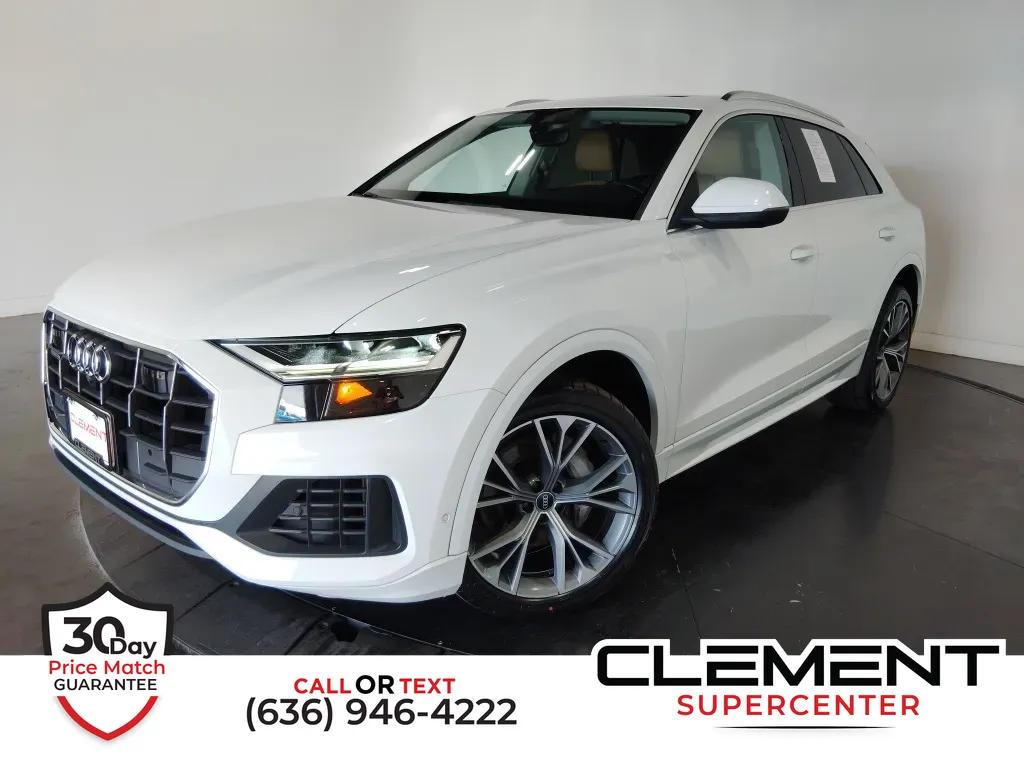 White 2020 Audi Q8 55 Premium Plus for sale in Saint Charles, MO