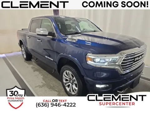 Blue 2019 Ram 1500 Laramie Longhorn for sale in Saint Charles, MO