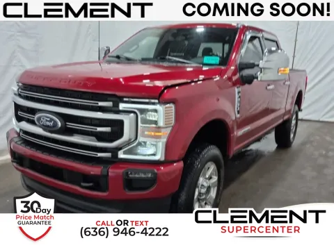 Red 2022 Ford F-250SD Platinum for sale in Saint Charles, MO