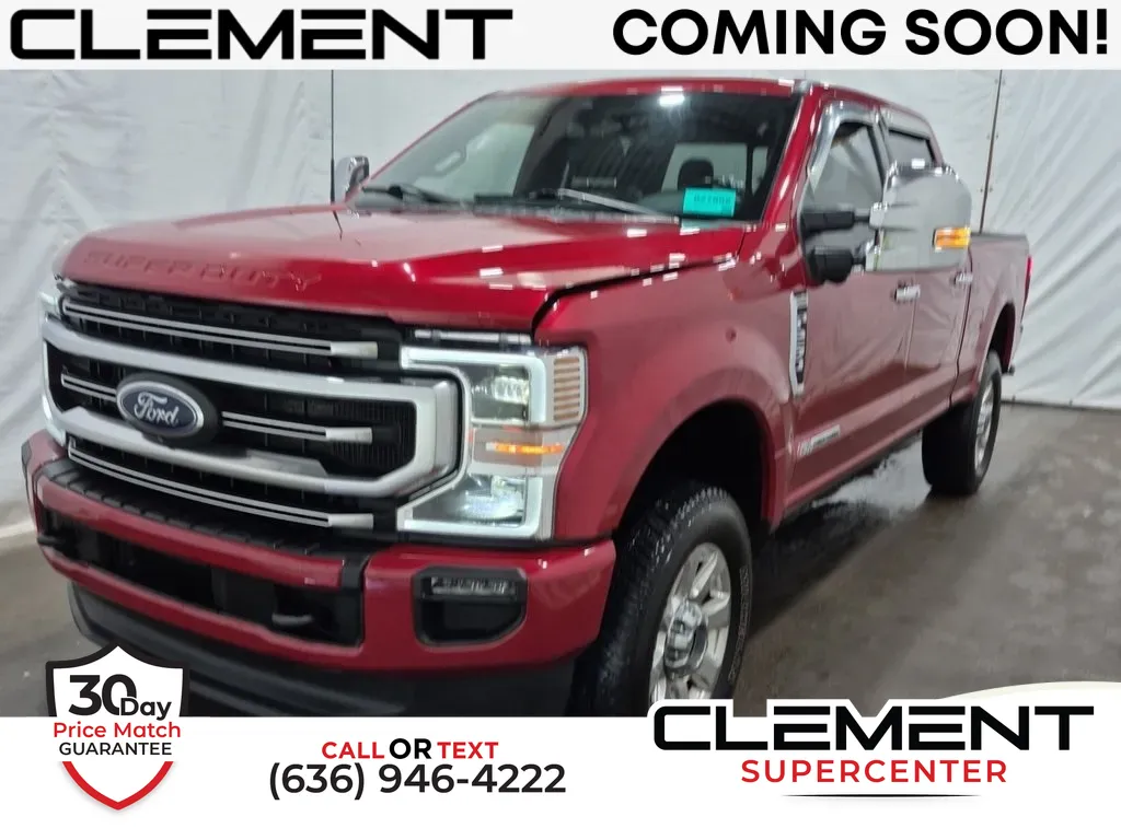 Red 2022 Ford F-250SD Platinum for sale in Saint Charles, MO