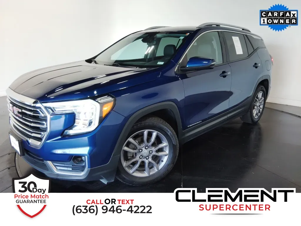 Blue 2023 GMC Terrain SLT for sale in Saint Charles, MO