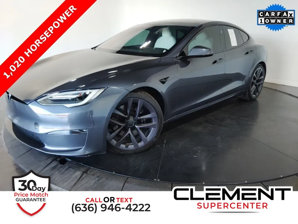 Silver 2022 Tesla Model S Plaid for sale in Saint Charles, MO