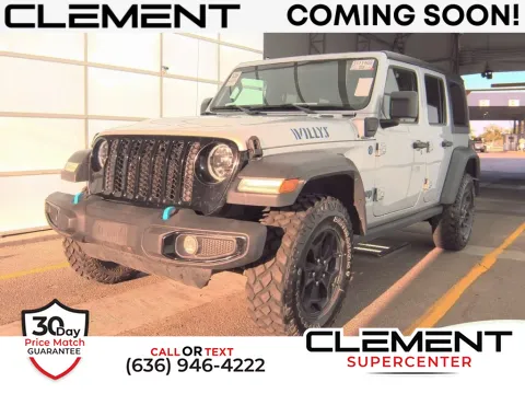 Silver 2023 Jeep Wrangler Base 4xe for sale in Saint Charles, MO