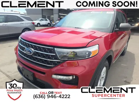 Red 2021 Ford Explorer XLT for sale in Saint Charles, MO