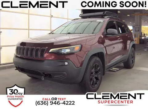 Red 2019 Jeep Cherokee Trailhawk for sale in Saint Charles, MO