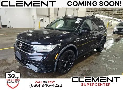 Black 2022 Volkswagen Tiguan 2.0T SE R-Line Black for sale in Saint Charles, MO