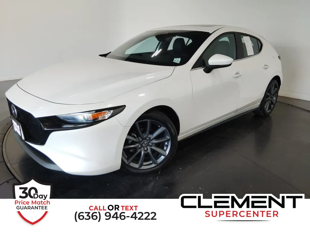 White 2024 Mazda Mazda3 2.5 S Preferred Package for sale in Saint Charles, MO