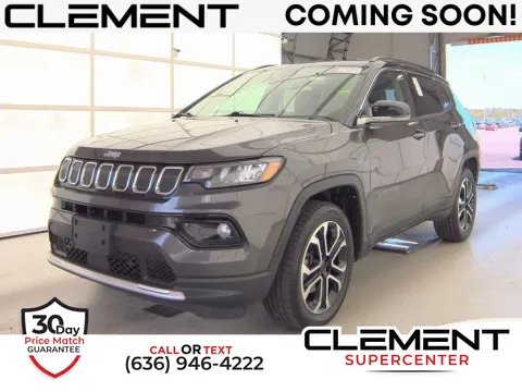 Gray 2022 Jeep Compass Limited for sale in Saint Charles, MO