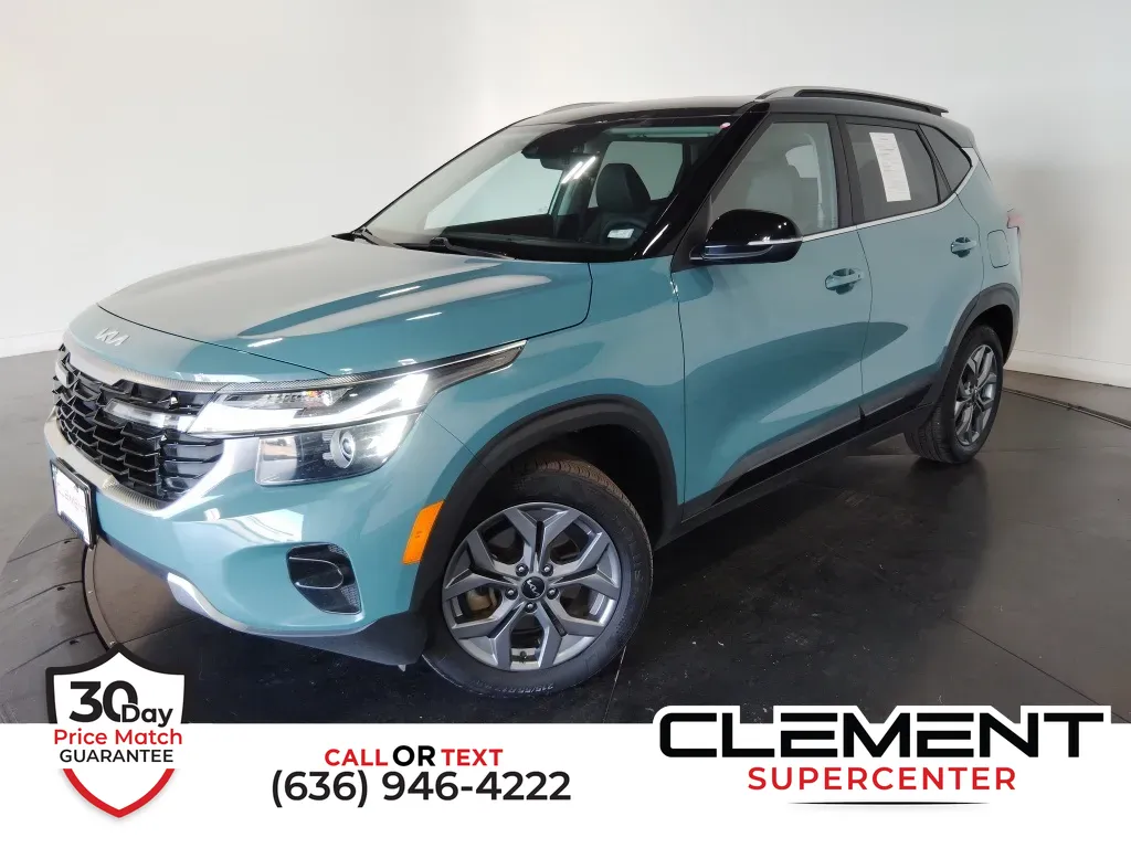 Blue 2024 Kia Seltos S for sale in Saint Charles, MO