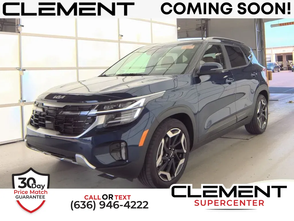 Blue 2024 Kia Seltos SX for sale in Saint Charles, MO