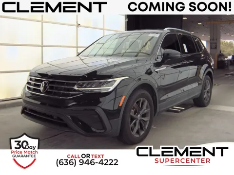 Black 2022 Volkswagen Tiguan 2.0T SE for sale in Saint Charles, MO