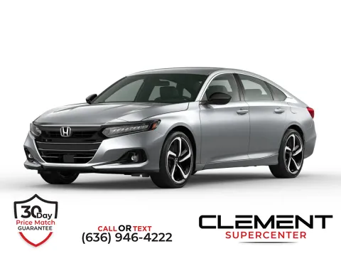 Black 2021 Honda Accord Sport for sale in Saint Charles, MO