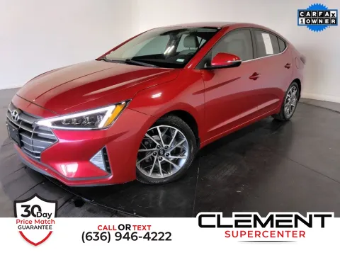 Red 2020 Hyundai Elantra Limited for sale in Saint Charles, MO
