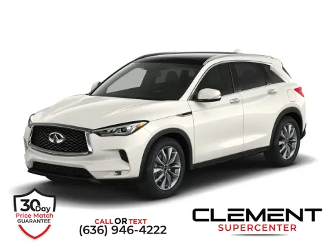 White 2022 INFINITI QX50 ESSENTIAL for sale in Saint Charles, MO