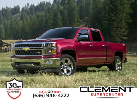 Silver 2015 Chevrolet Silverado 1500 LT for sale in Saint Charles, MO