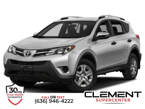 Orange 2015 Toyota RAV4 XLE for sale in Saint Charles, MO