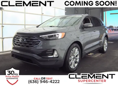 Gray 2024 Ford Edge Titanium for sale in Saint Charles, MO