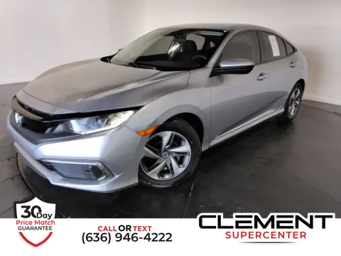Silver 2020 Honda Civic LX for sale in Saint Charles, MO