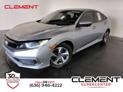 Silver 2020 Honda Civic LX for sale in Saint Charles, MO