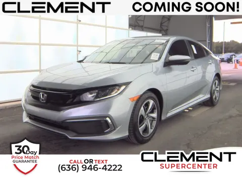 Silver 2020 Honda Civic LX for sale in Saint Charles, MO