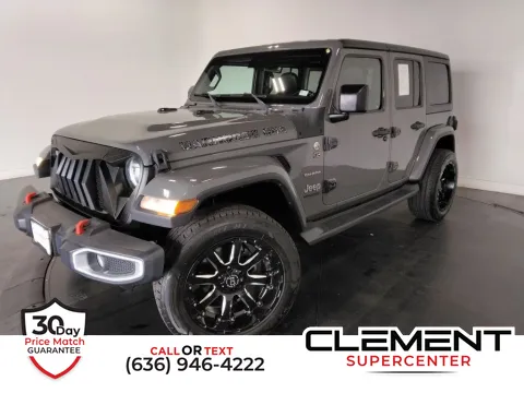 Gray 2019 Jeep Wrangler Unlimited Sahara for sale in Saint Charles, MO
