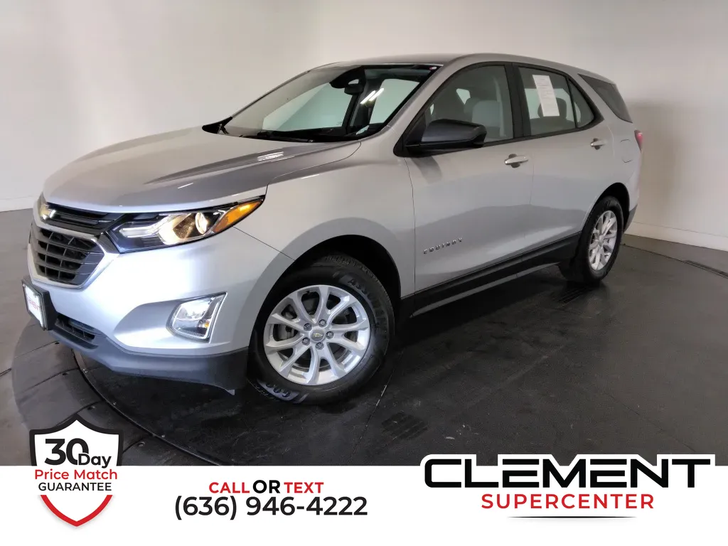 Silver 2021 Chevrolet Equinox LS for sale in Saint Charles, MO