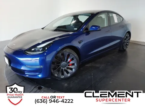 Blue 2023 Tesla Model 3 Performance for sale in Saint Charles, MO