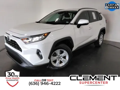 White 2020 Toyota RAV4 XLE for sale in Saint Charles, MO