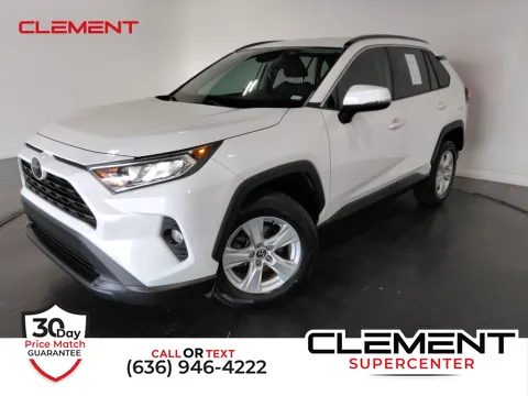 White 2020 Toyota RAV4 XLE for sale in Saint Charles, MO