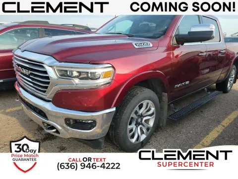 Red 2021 Ram 1500 Laramie Longhorn for sale in Saint Charles, MO