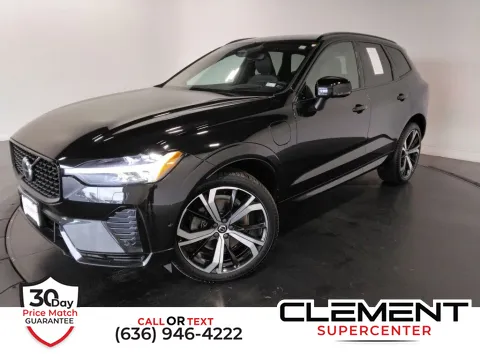Black 2022 Volvo XC60 Recharge Plug-In Hybrid T8 R-Design for sale in Saint Charles, MO