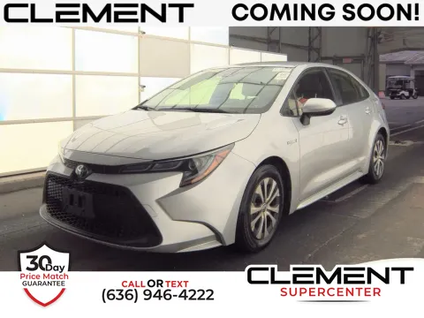 Silver 2021 Toyota Corolla Hybrid LE for sale in Saint Charles, MO