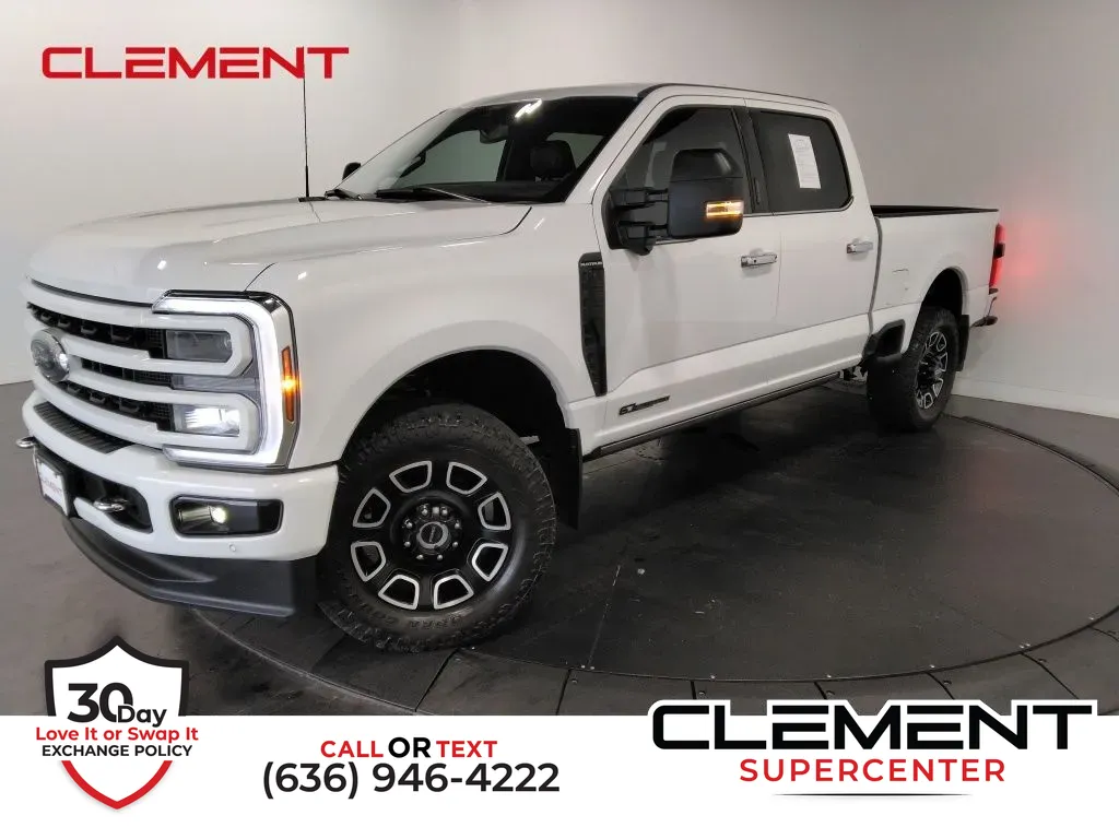 White 2024 Ford F-250SD Platinum for sale in Saint Charles, MO