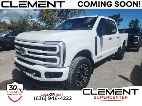 White 2024 Ford F-250SD Platinum for sale in Saint Charles, MO