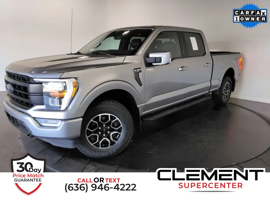 Silver 2021 Ford F-150 Lariat for sale in Saint Charles, MO