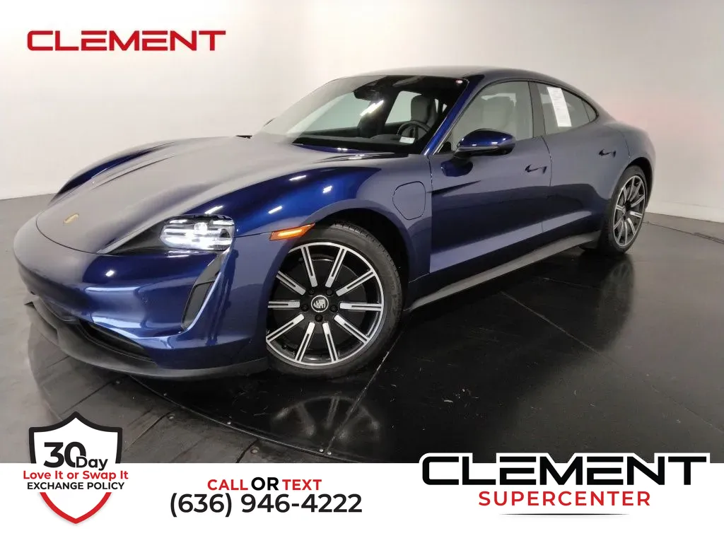 Blue 2023 Porsche Taycan for sale in Saint Charles, MO