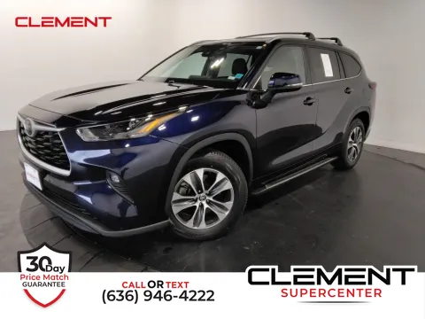 Blue 2023 Toyota Highlander XLE for sale in Saint Charles, MO