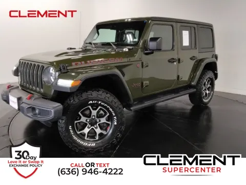 Green 2021 Jeep Wrangler Unlimited Rubicon for sale in Saint Charles, MO