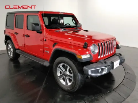 Another view of 2018 Jeep Wrangler Unlimited Sahara for sale in Saint Charles, MO at Clement Supercenter