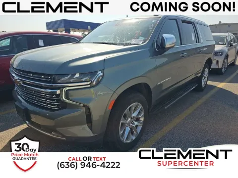 Silver 2023 Chevrolet Suburban Premier for sale in Saint Charles, MO