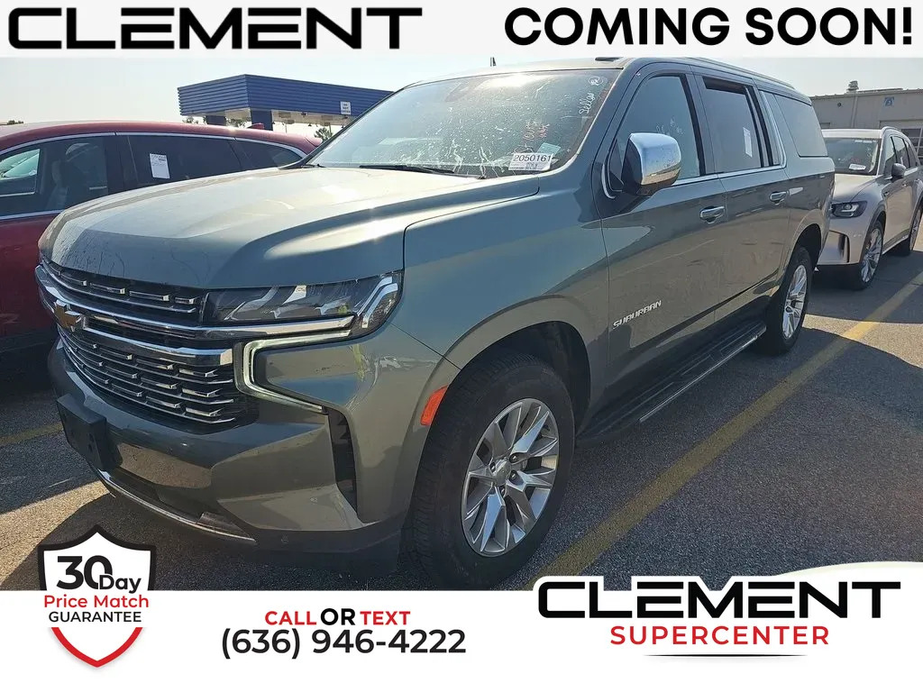 Silver 2023 Chevrolet Suburban Premier for sale in Saint Charles, MO