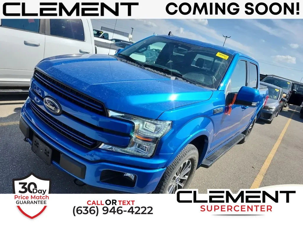 Blue 2020 Ford F-150 Lariat for sale in Saint Charles, MO