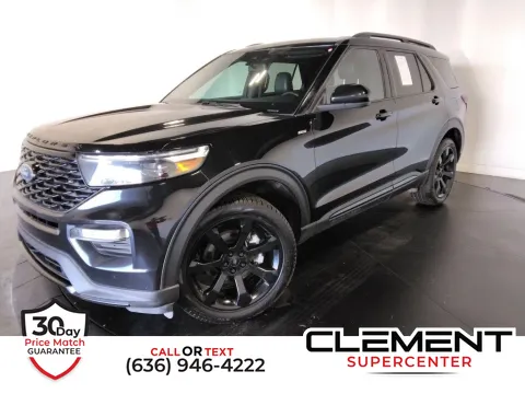 Black 2023 Ford Explorer ST-Line for sale in Saint Charles, MO