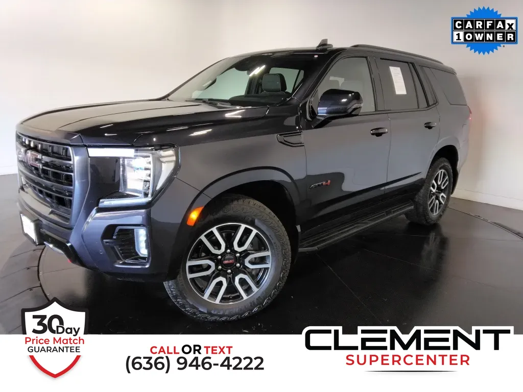 Blue 2024 GMC Yukon AT4 for sale in Saint Charles, MO