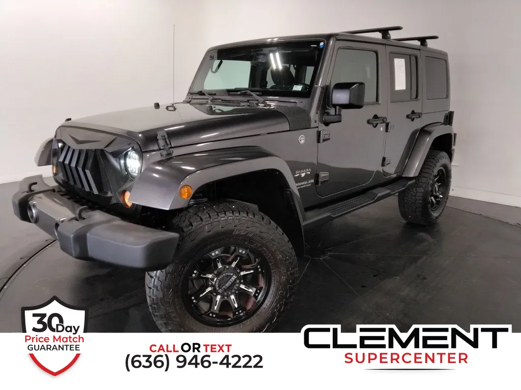 Gray 2016 Jeep Wrangler Unlimited Sahara for sale in Saint Charles, MO