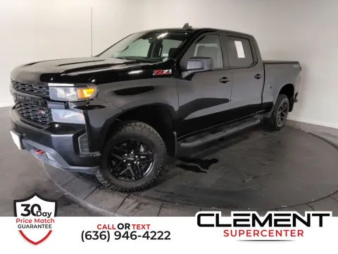 Black 2021 Chevrolet Silverado 1500 Custom Trail Boss for sale in Saint Charles, MO
