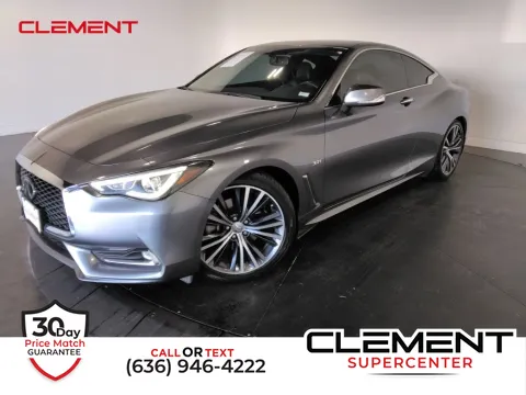 Gray 2019 INFINITI Q60 3.0t LUXE for sale in Saint Charles, MO
