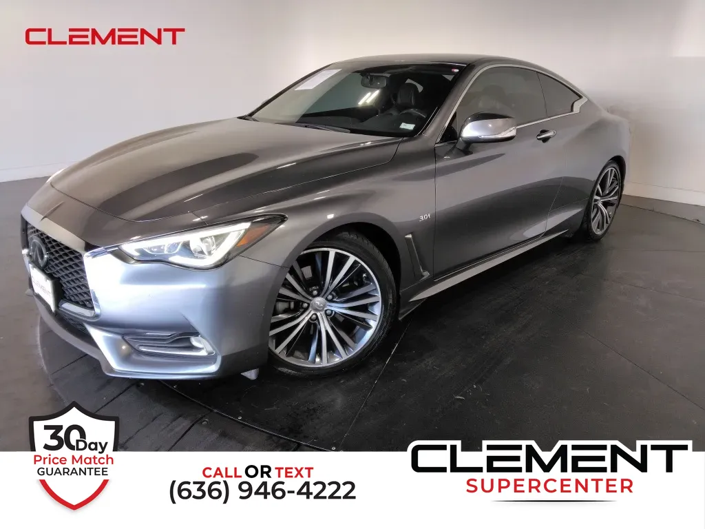 Gray 2019 INFINITI Q60 3.0t LUXE for sale in Saint Charles, MO