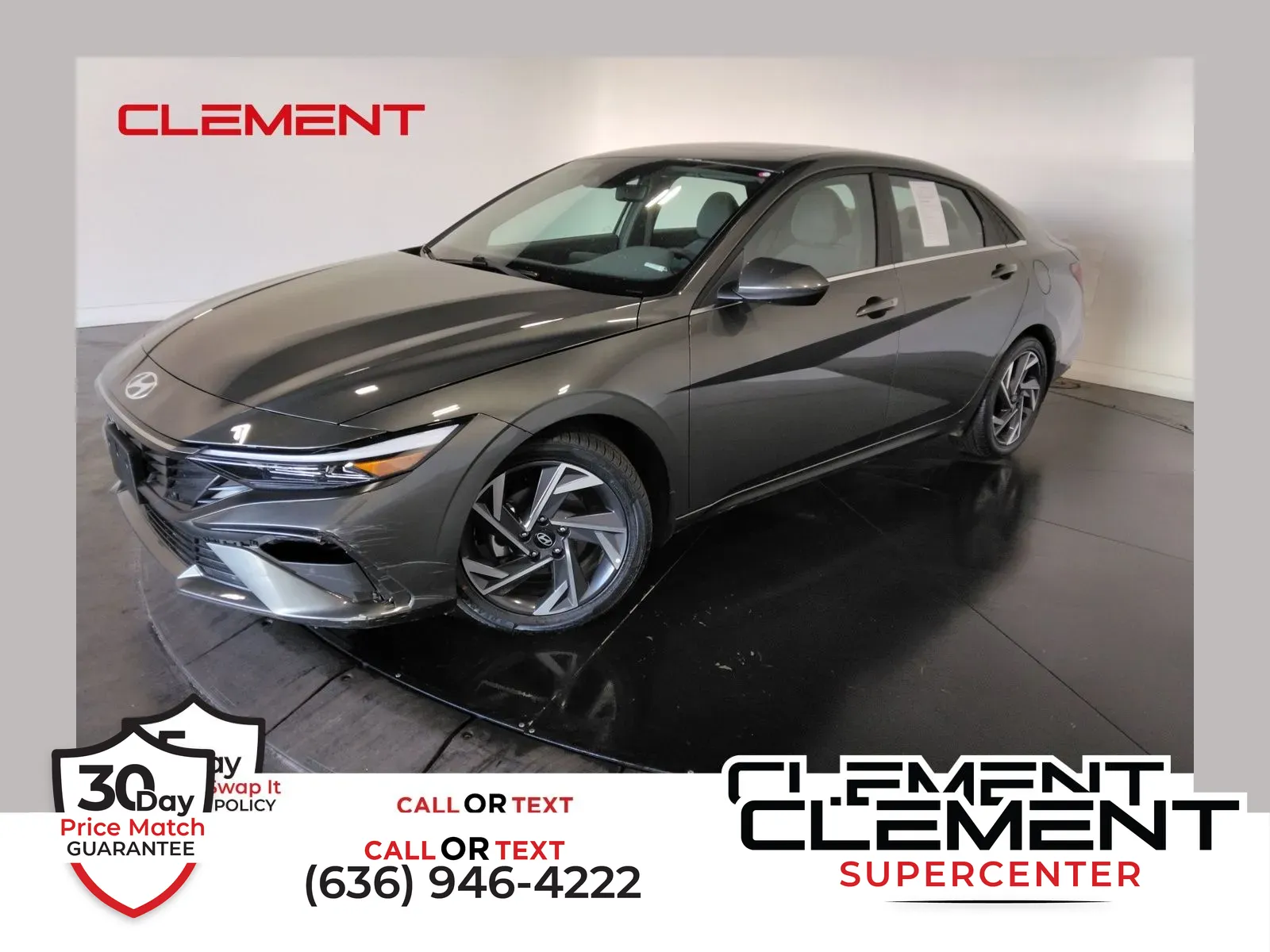 Gray 2024 Hyundai Elantra SEL for sale in Florissant, MO